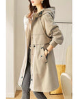 Women's Spring And Autumn Windbreaker Korean Fashion Overcoat