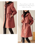 Women's Spring And Autumn Windbreaker Korean Fashion Overcoat