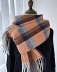 Plaid Scarf Women's Autumn And Winter Scarf