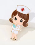 Creative Cute Cartoon Nurse Brooch