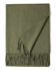 New Solid Color Wool Long Beard Warm Tassel Scarf Thick