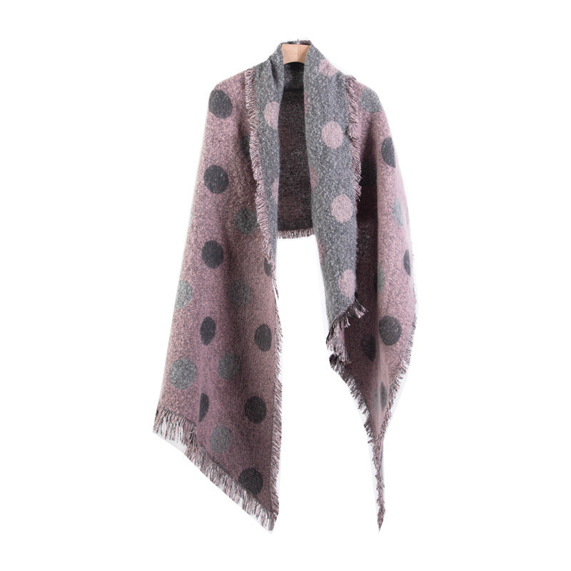 Autumn And Winter Thickened Scarf