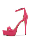 Square Toe Stiletto Heel High Heel Shoes With Bag Heel Fashion Sandals