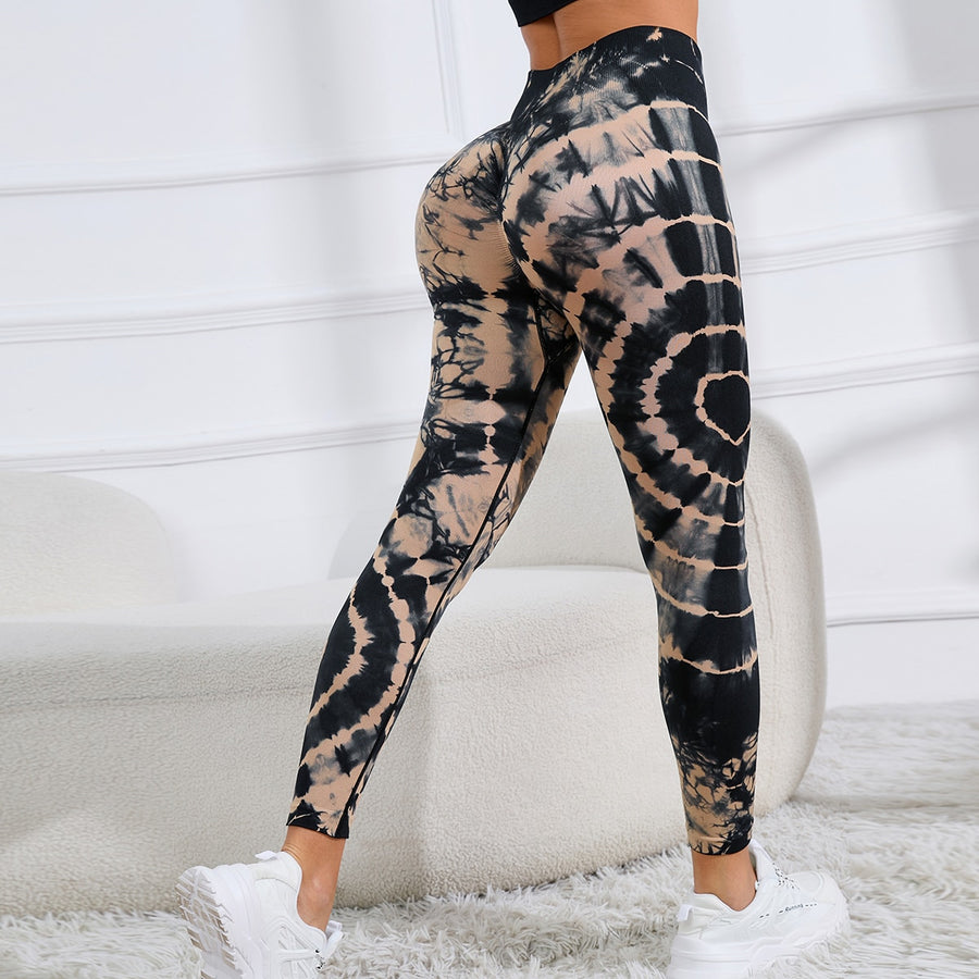 New Tie Dye Printed Yoga Pants