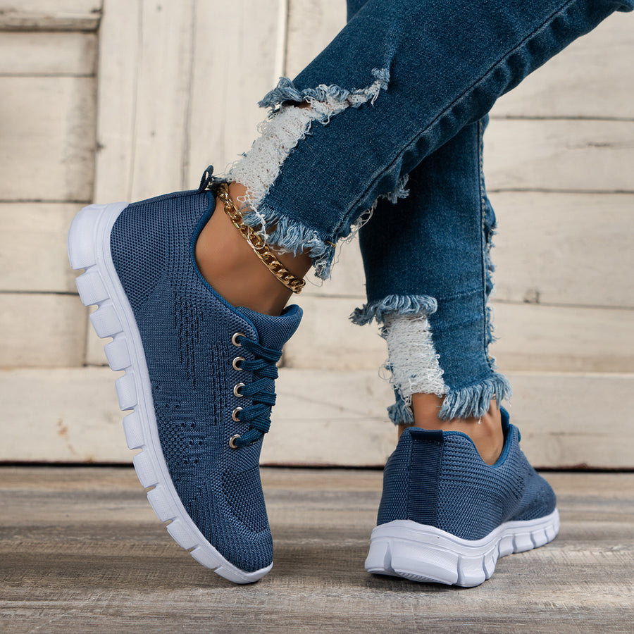 Fashion Blue Running Soft Bottom Comfortable Women's Shoes