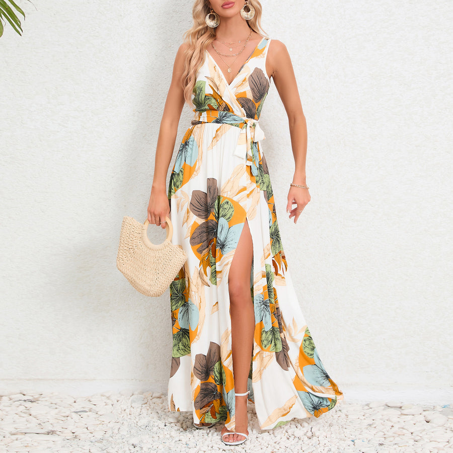 Floral Print Long Dress