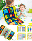 New Busy Book Children's Busy Board Dressing And Buttoning Learning Baby Early Education Preschool Sensory Learning Toy