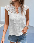 V-neck Sleeveless Blouse