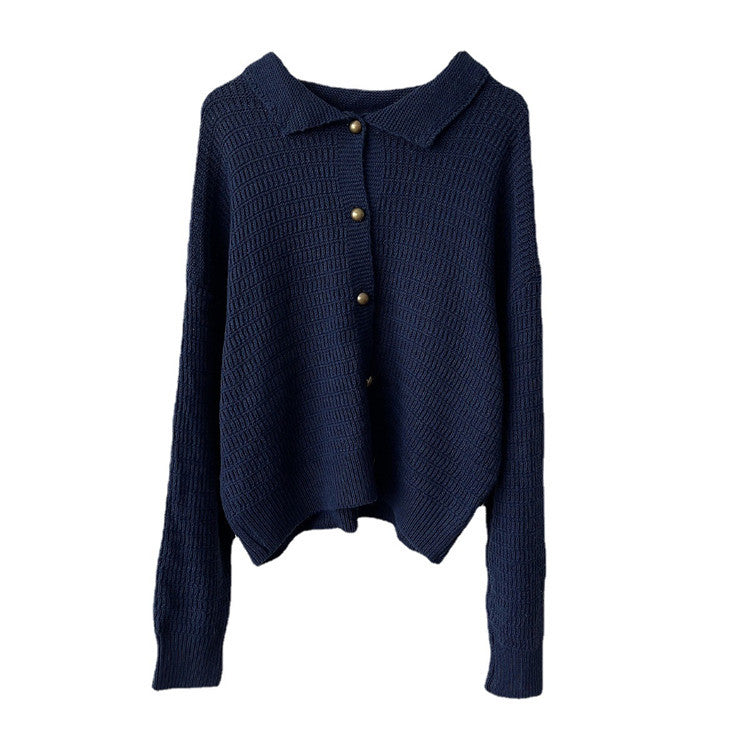 Retro Lazy Style Sweater Cardigan Jacket Women