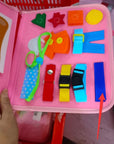 New Busy Book Children's Busy Board Dressing And Buttoning Learning Baby Early Education Preschool Sensory Learning Toy