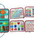 New Busy Book Children's Busy Board Dressing And Buttoning Learning Baby Early Education Preschool Sensory Learning Toy