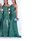 Plus Size Fat MM Mermaid One Shoulder Elegant Wedding Dress