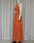 Summer New Midriff Outfit Pure Desire Sling Big Hem Skirt Suit