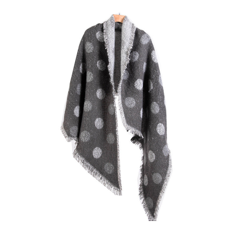 Autumn And Winter Thickened Scarf