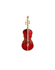 Light Luxury Cold Style Violin Brooch Pin