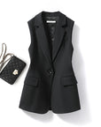 Fashion Blazer Vest For Women's