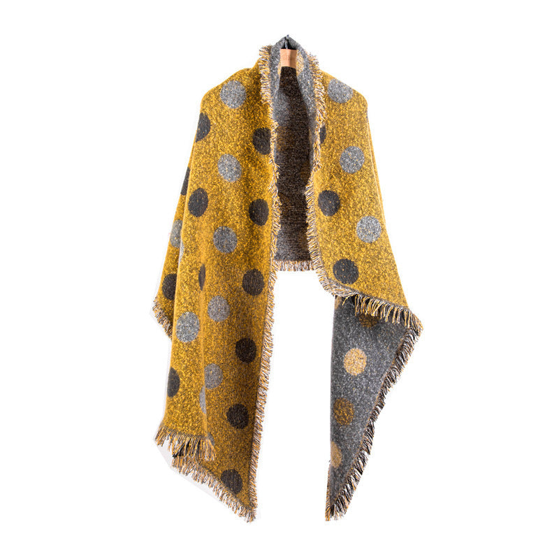 Autumn And Winter Thickened Scarf