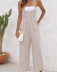 Women's Solid Color Casual Jumpsuit