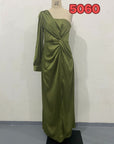 Fashionable Socialite Temperament Waist Tied Slim Fitting Long Skirt For Women