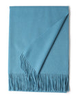 New Solid Color Wool Long Beard Warm Tassel Scarf Thick