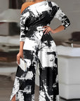 Women's One-shoulder Formal Elegant Party Jumpsuit