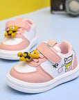 Children's Sneakers Baby Toddler Boys And Girls Leather Surface Baby Shoes