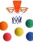 Silent High Density Foam Sports Ball Indoor Mute Basketball Soft Elastic Ball Children Sports Toy Games