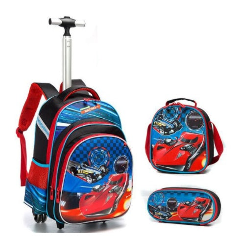 Three-piece Trolley Bag For Primary School Students