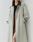 Super Nice Windbreaker Women's New Fall Mid-length Coat