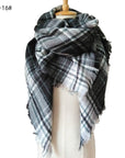 European And American Autumn And Winter Plus-sized Double-sided Qicaigei Scarf Women's Shawl