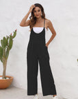 Women's Solid Color Casual Jumpsuit