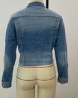 Stretch Denim Jacket Women Slim Short Jacket