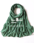 Pure Color Pearl Chiffon Scarf Headcloth Veil Chiffon Scarf