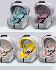 Baby Car With Car Foldable Safety Seat Basket Portable Car Cradle