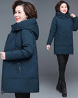 Middle-aged And Elderly Women's Cotton-padded Coat