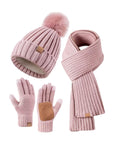 Knitted Hat, Gloves & Scarf