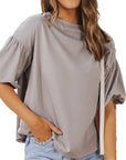 Women's Puff Sleeve T-shirt