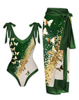 Fashion Personality Women Chiffon Beach Dress Suit