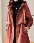 Women's Spring And Autumn Windbreaker Korean Fashion Overcoat