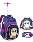 Three-piece Trolley Bag For Primary School Students