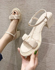 Fashion Personality Ankle-strap Buckle Sandals Women