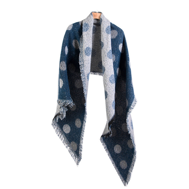 Autumn And Winter Thickened Scarf