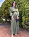 Plus Size Solid Casual Women Thicken Satin Long Sleeve Wide Leg Jumpsuit