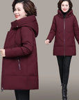 Middle-aged And Elderly Women's Cotton-padded Coat