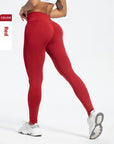 European And American Sports Seamless Hip Raise Yoga Pants Women