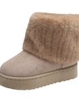 Thick-soled Plush Snow Boots