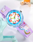 Children's Silicone Cartoon Transparent Cute Fashion Watch