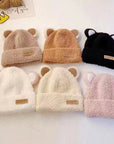 Cartoon Knitted Plush Children's Hat