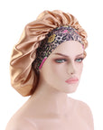 Bohemian Style Large Printed Hair Band Sleeping Hat