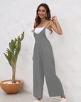 Women's Solid Color Casual Jumpsuit